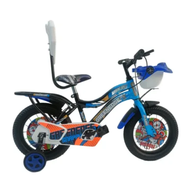 Greenedge NIYO 14-inch kids bicycle with training wheels and basket